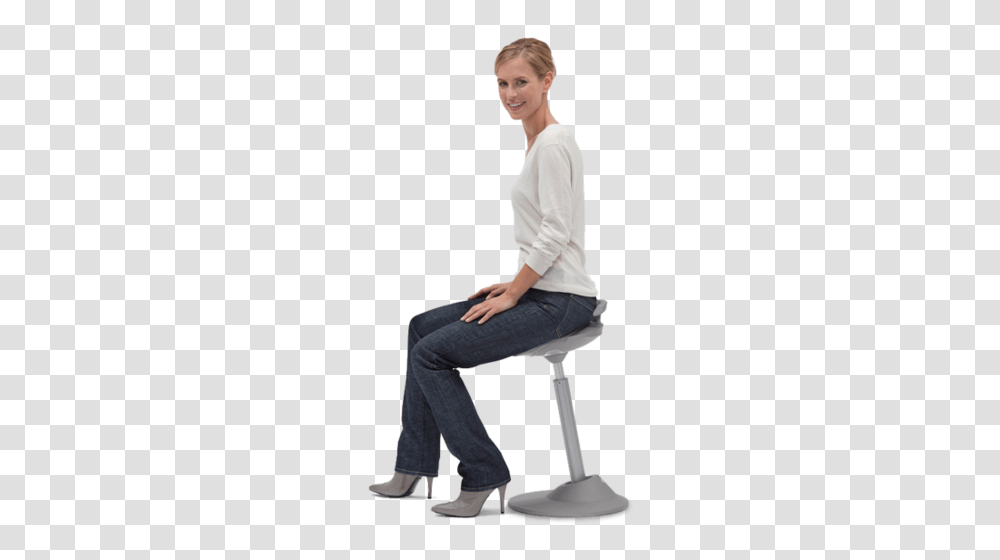 Sitting Man, Person, Furniture, Long Sleeve Transparent Png