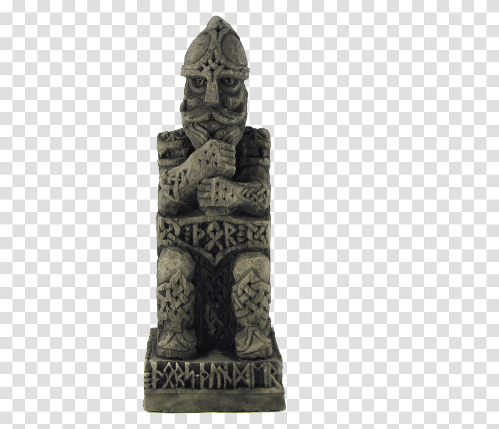 Sitting Norse God Thor Statue Norse Statues, Architecture, Building, Emblem Transparent Png