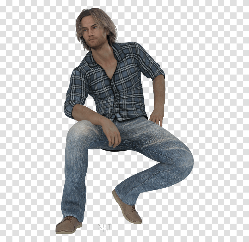 Sitting, Pants, Apparel, Person Transparent Png