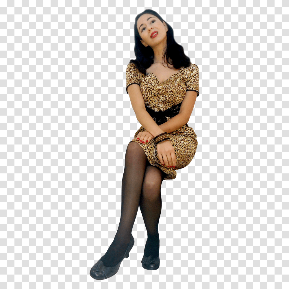 Sitting People, Dress, Person, Female Transparent Png