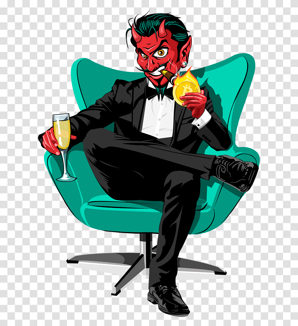 Sitting, Performer, Person, Magician, Glass Transparent Png