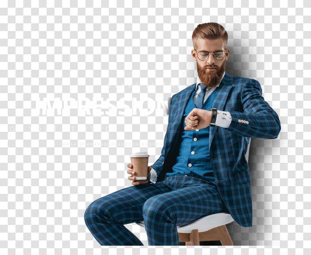 Sitting, Person, Coffee Cup, Man Transparent Png