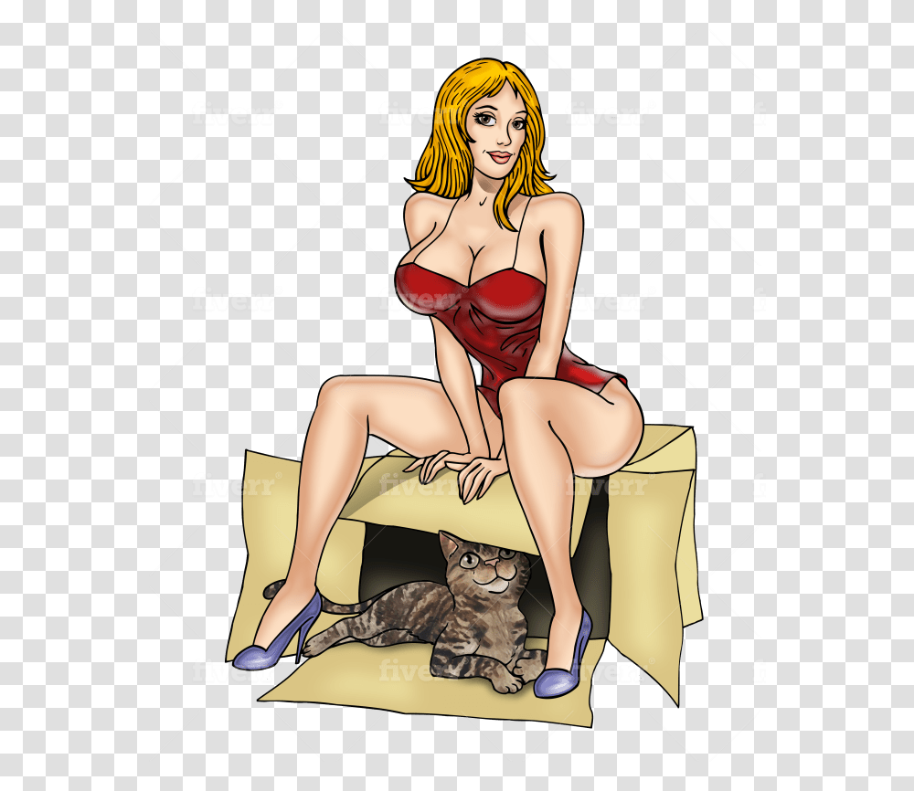 Sitting, Person, Lingerie, Underwear Transparent Png