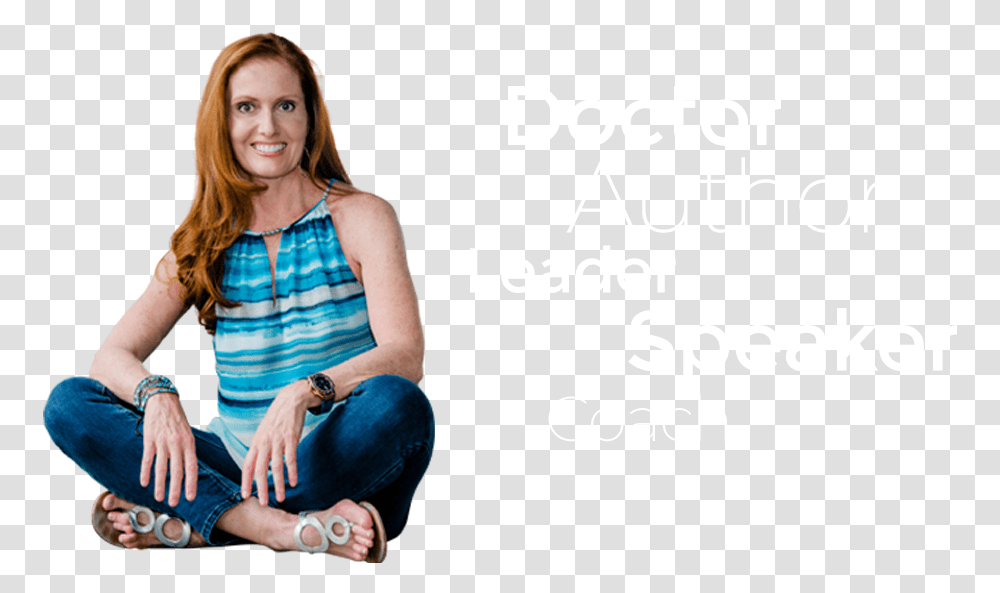 Sitting, Person, Pants, Female Transparent Png