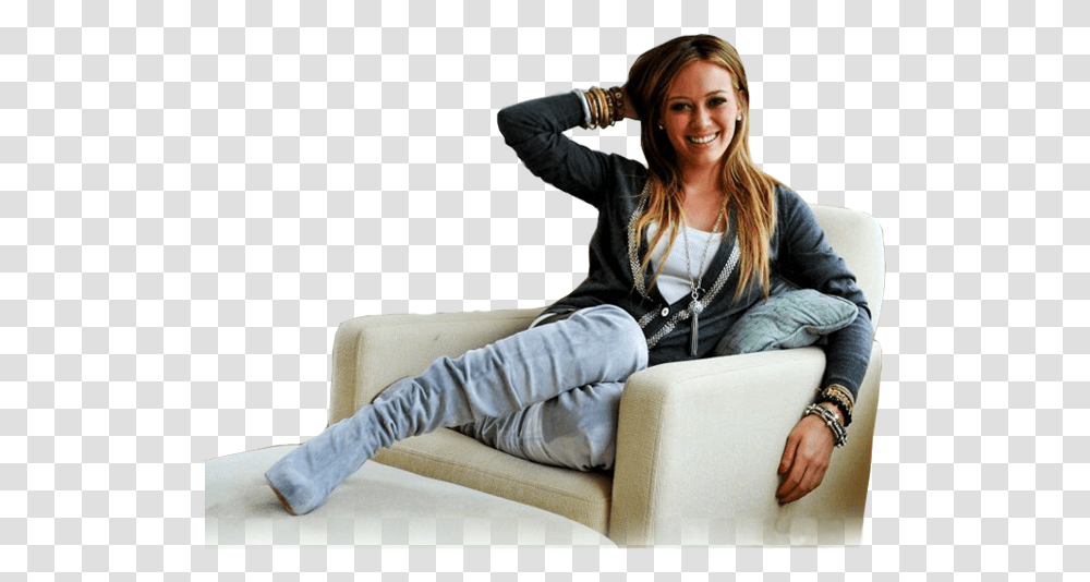 Sitting, Person, Couch, Furniture, Female Transparent Png