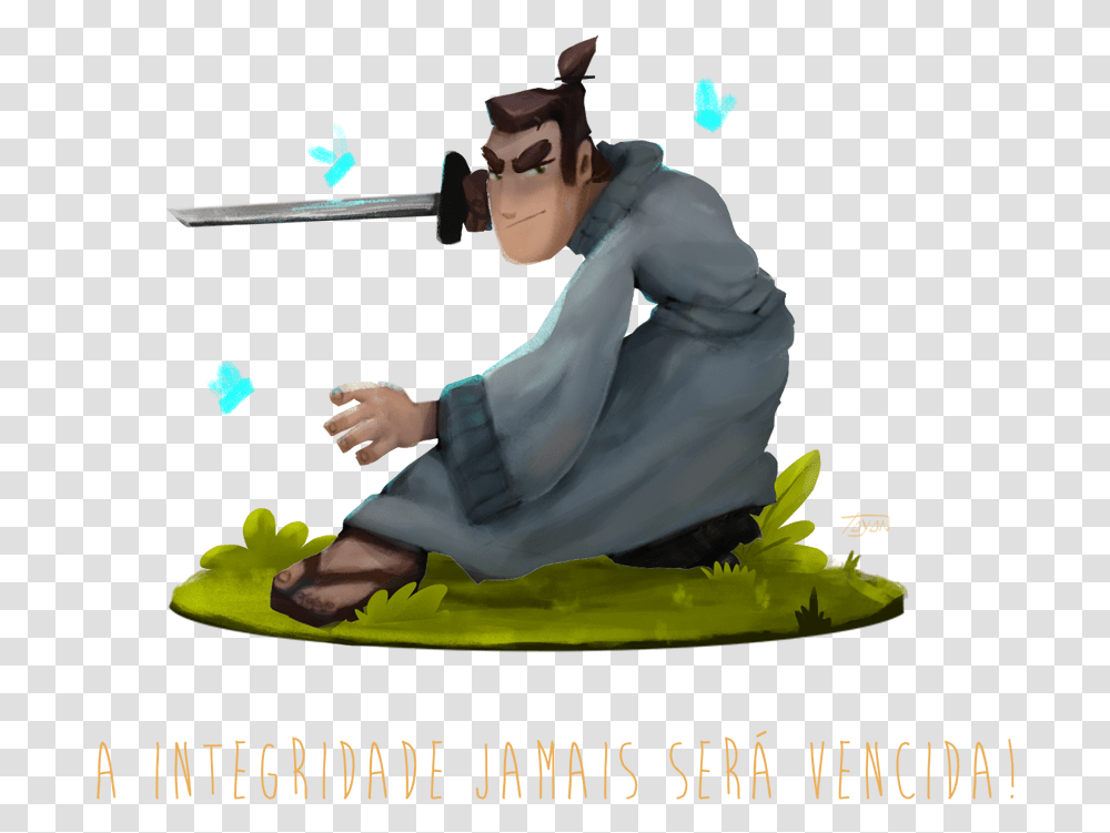 Sitting, Person, Human, Ninja Transparent Png