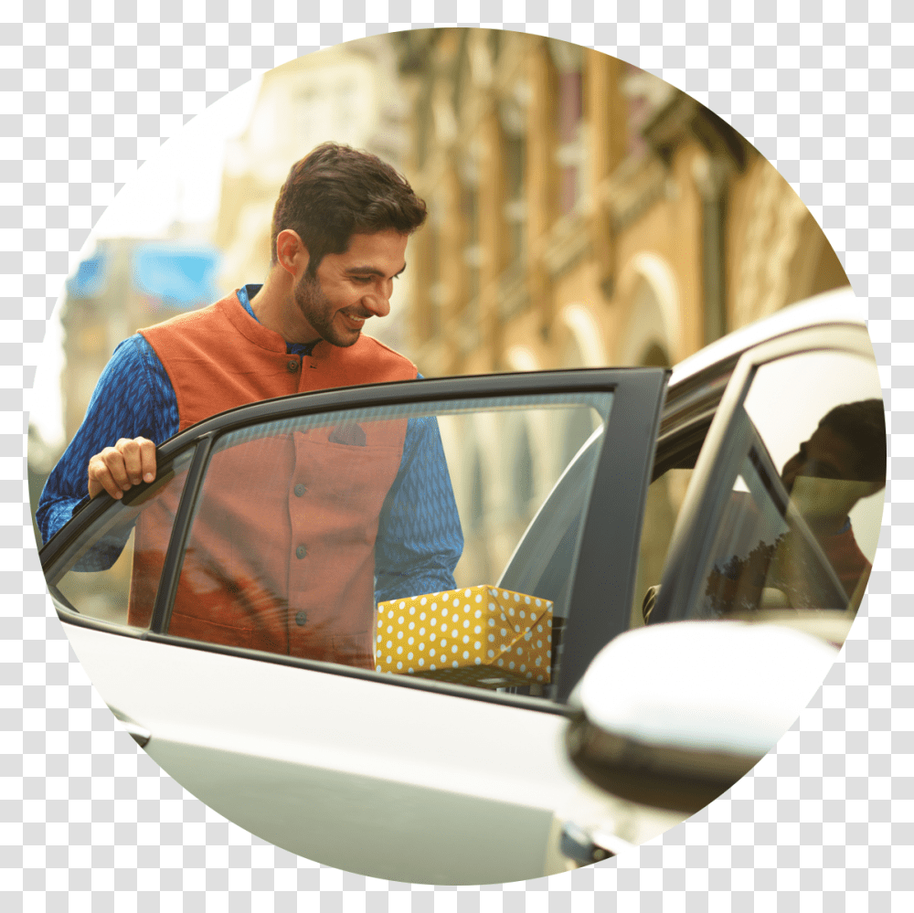 Sitting, Person, Man, Mirror Transparent Png