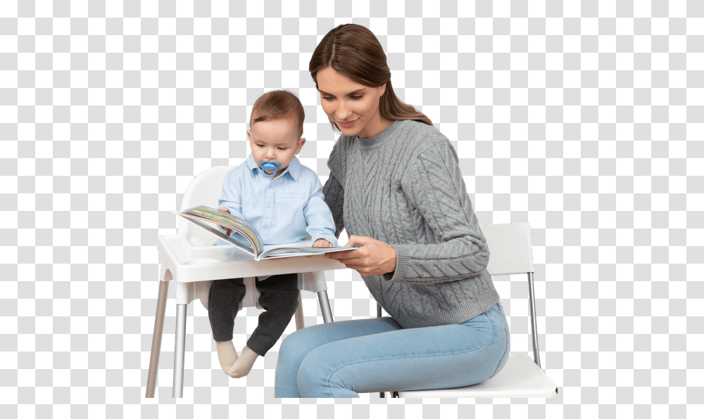 Sitting, Person, Reading, Pants Transparent Png