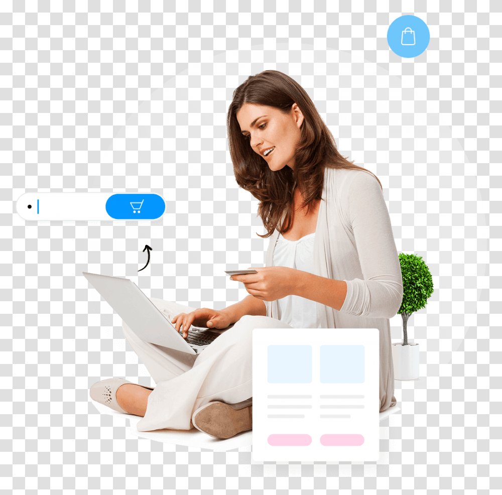 Sitting, Person, Reading, Pillow, Cushion Transparent Png