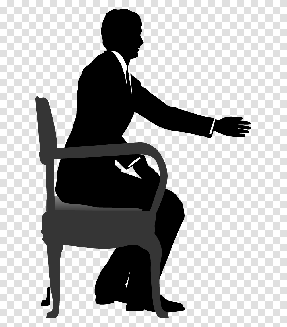 Sitting, Silhouette, Person, Performer, Stencil Transparent Png