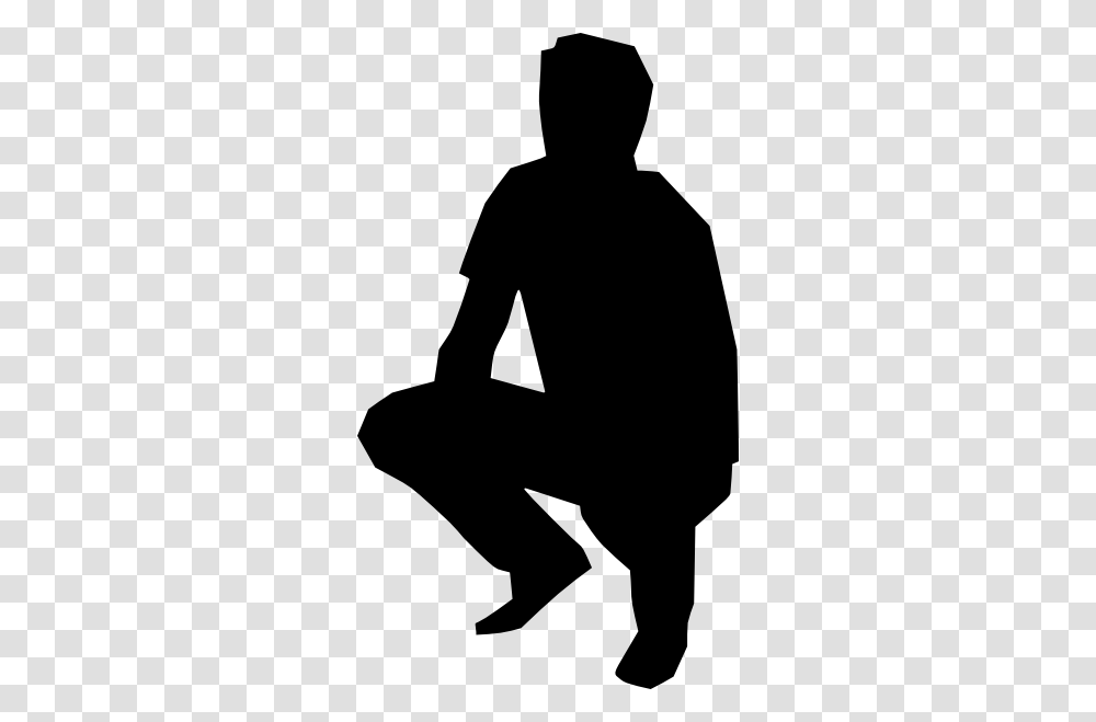 Sitting Squatting Clip Art, Kneeling, Person, Human, Silhouette Transparent Png