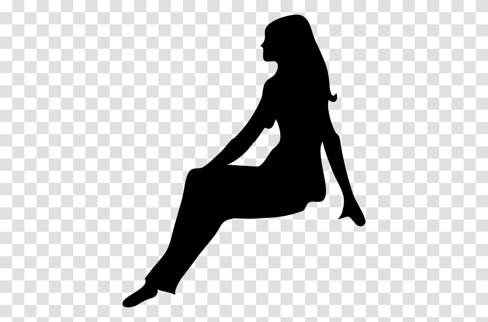 Sitting Woman Silhouette Clip Art, Person, Human, Stencil, Kneeling Transparent Png