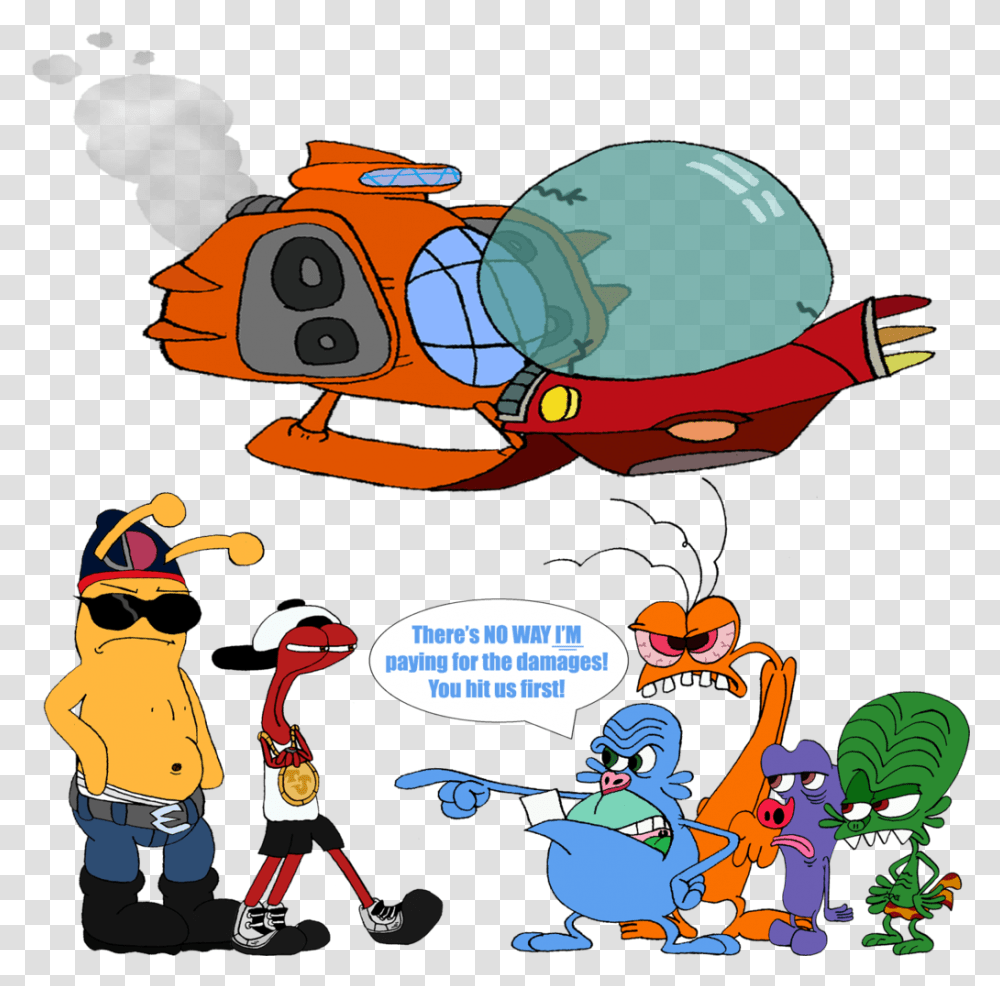 Six Aliens Two Busted Spaceships By The Man Of Tomorrow, Outdoors Transparent Png