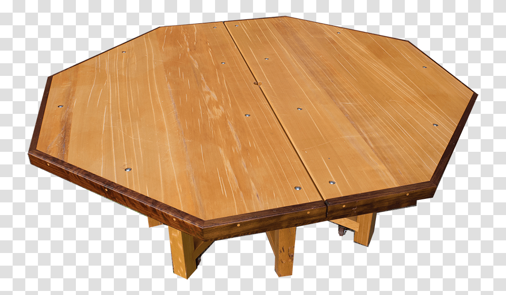 Six Chairs Included Octagon Redwood Port Orford Coffee Table, Tabletop, Furniture, Plywood, Dining Table Transparent Png