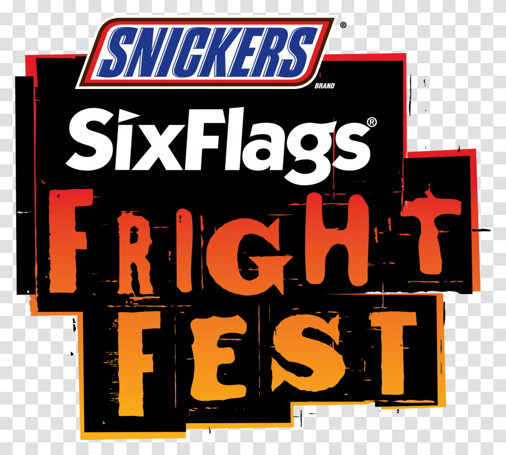 Six Flags Fright Fest, Alphabet, Label, Word Transparent Png