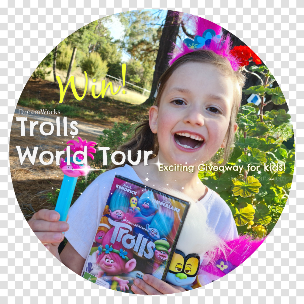 Six Little Hearts Dreamworks 'trolls World Tour' Movie Happy Transparent Png