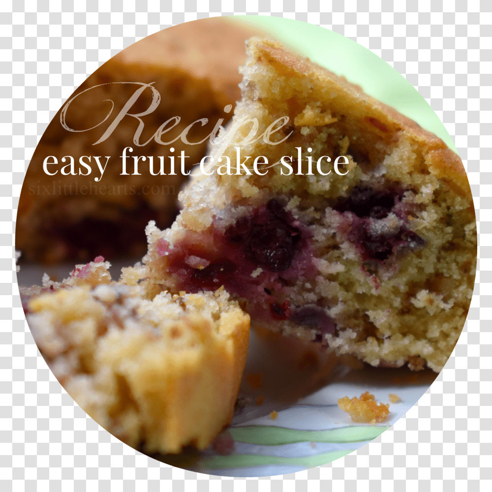 Six Little Hearts Fruit Cake Slice Recipe Easy School Bnh, Bread, Food, Cornbread, Sweets Transparent Png