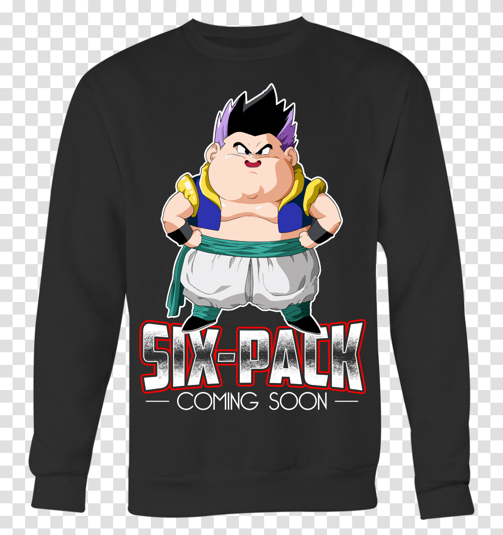 Six Pack Coming Soon Fat Gotenks Shirt Dragon Ball Fat Gotenks, Sleeve, Clothing, Apparel, Long Sleeve Transparent Png