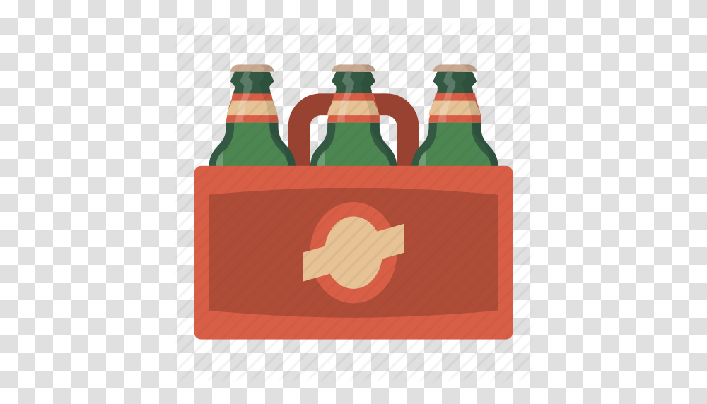 Six Pack Of Beer Clipart, Bottle, Beverage, Drink, Alcohol Transparent Png