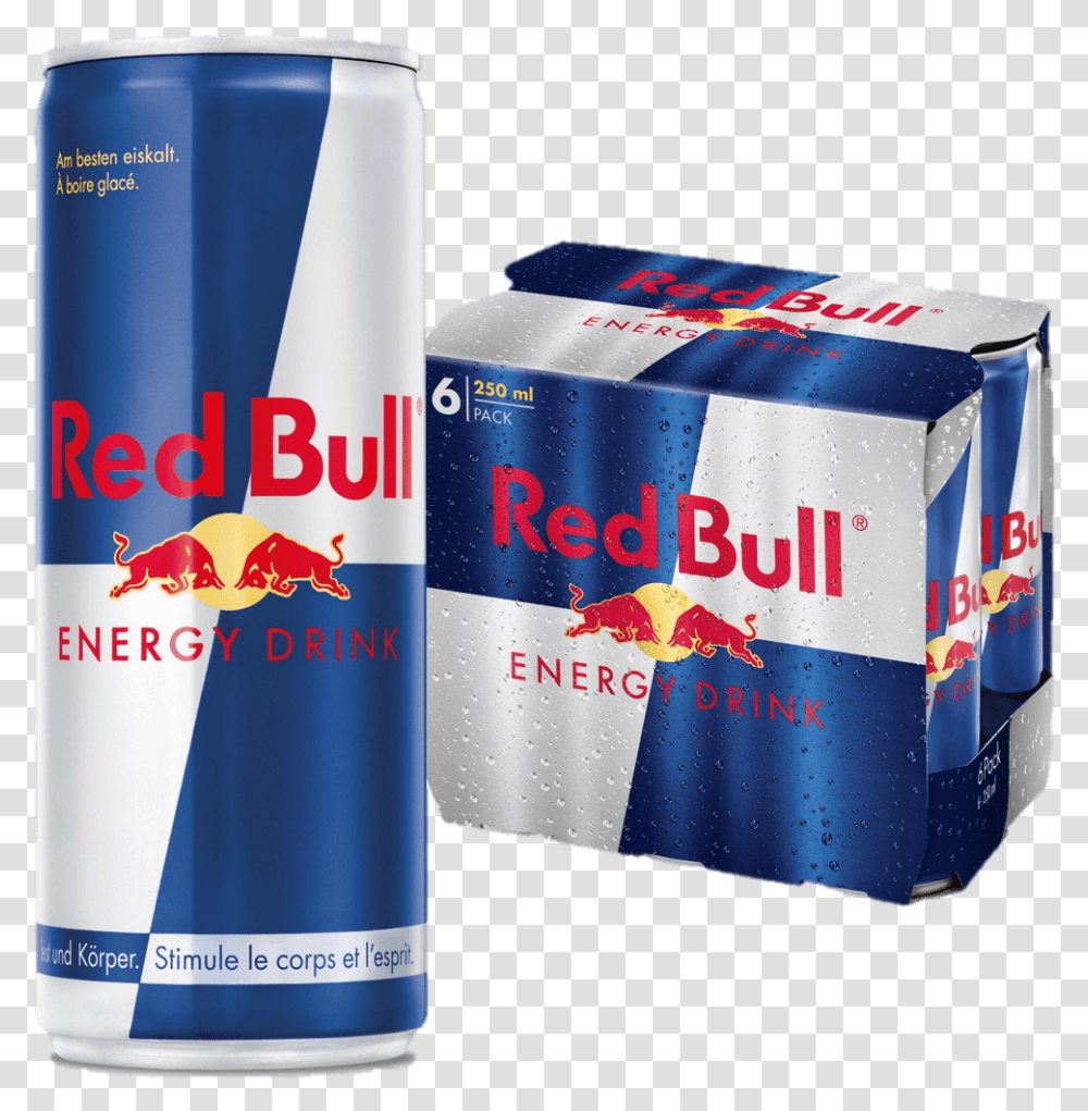 Six Pack Red Bull, Box, Tin, Can Transparent Png