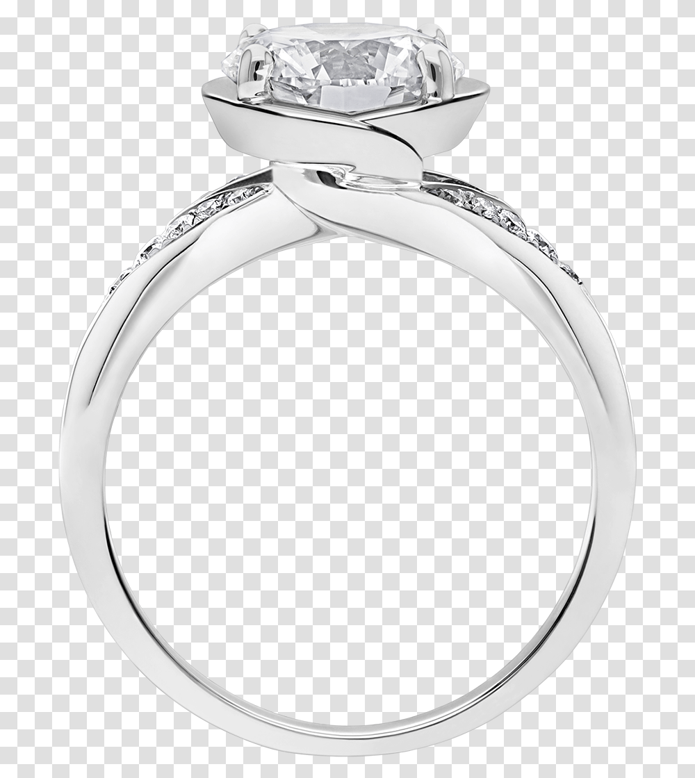 Six Prong Side Stone Ring, Platinum, Accessories, Accessory, Jewelry Transparent Png