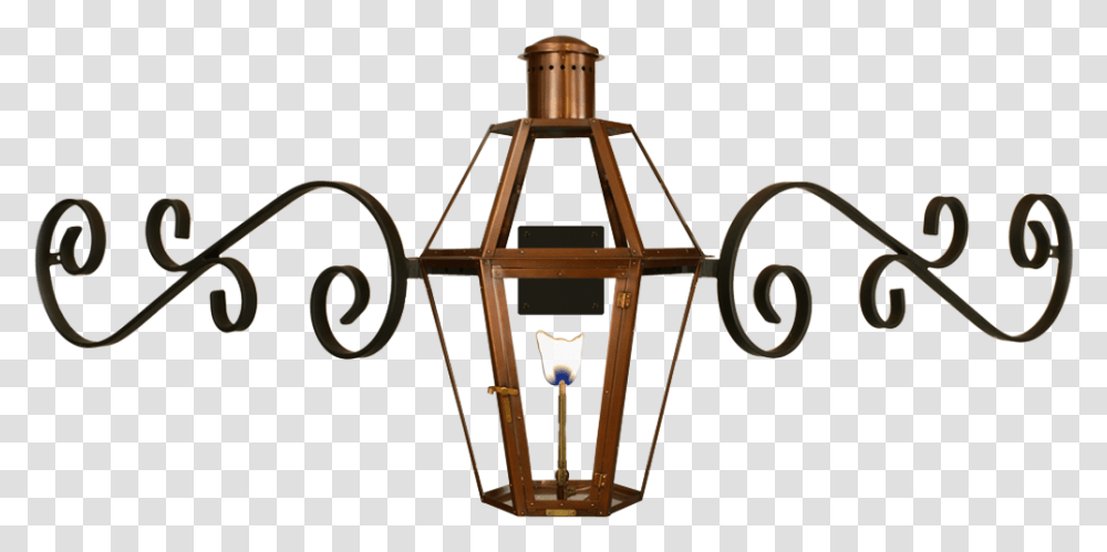 Six Sided French Quarter Reverse Scroll Mustache Sconce, Lamp, Lantern, Lighting, Light Fixture Transparent Png