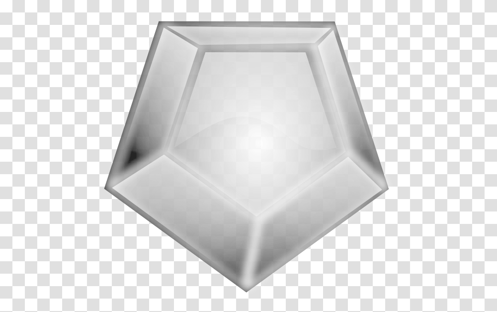 Six Sides Shiny Gray Diamond Vector Illustration Diamante De Seis Lados, Glass Transparent Png