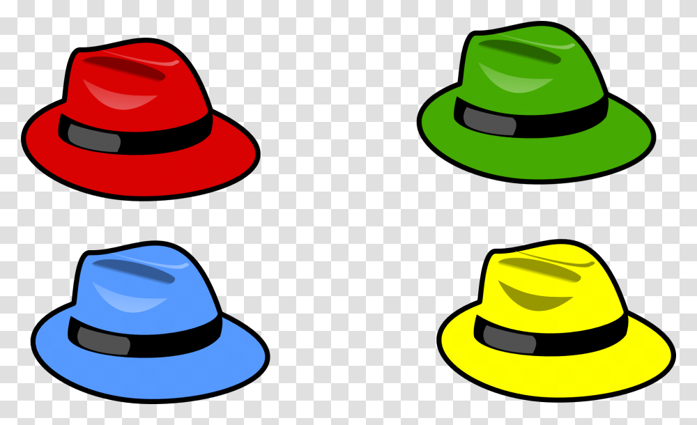 Six Thinking Hats Clothing Clip Art 6 Thinking Hats, Apparel, Sun Hat, Sombrero, Cowboy Hat Transparent Png