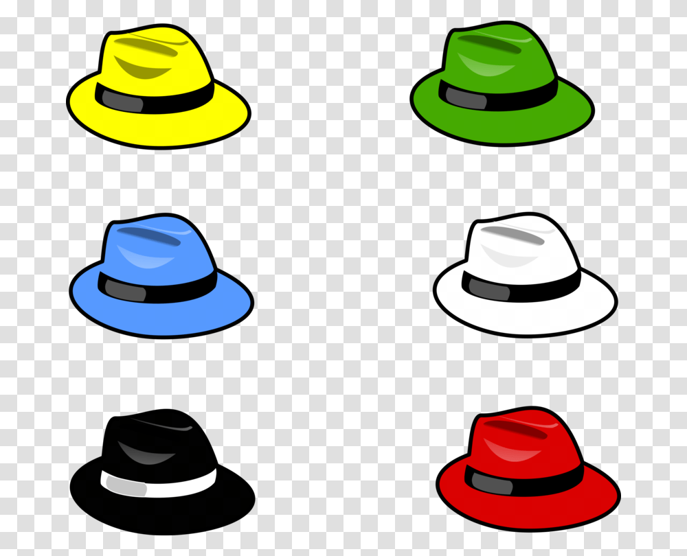 Six Thinking Hats Top Hat Cap Headgear, Apparel, Sun Hat, Sombrero Transparent Png