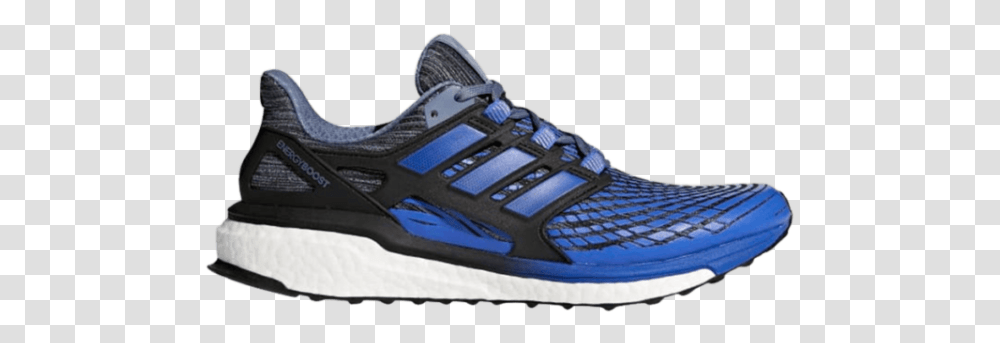 Size 13 Adidas Energy Boost Blue Black, Shoe, Footwear, Clothing, Apparel Transparent Png