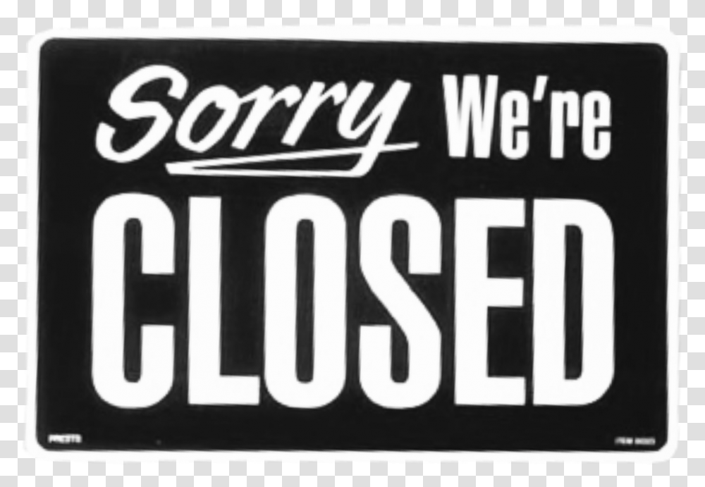 Sjjsj Sorry We're Closed, Vehicle, Transportation, License Plate Transparent Png
