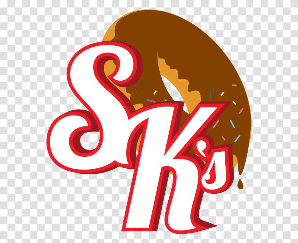 Sk Donuts 1 Sk Donuts Logo, Alphabet, Text, Number, Symbol Transparent Png