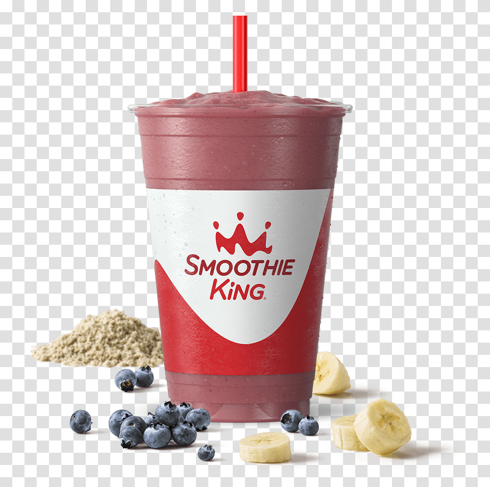Sk Enhancer Super Grains With Blueberry Heaven Smoothie King Smoothie, Juice, Beverage, Drink, Wedding Cake Transparent Png