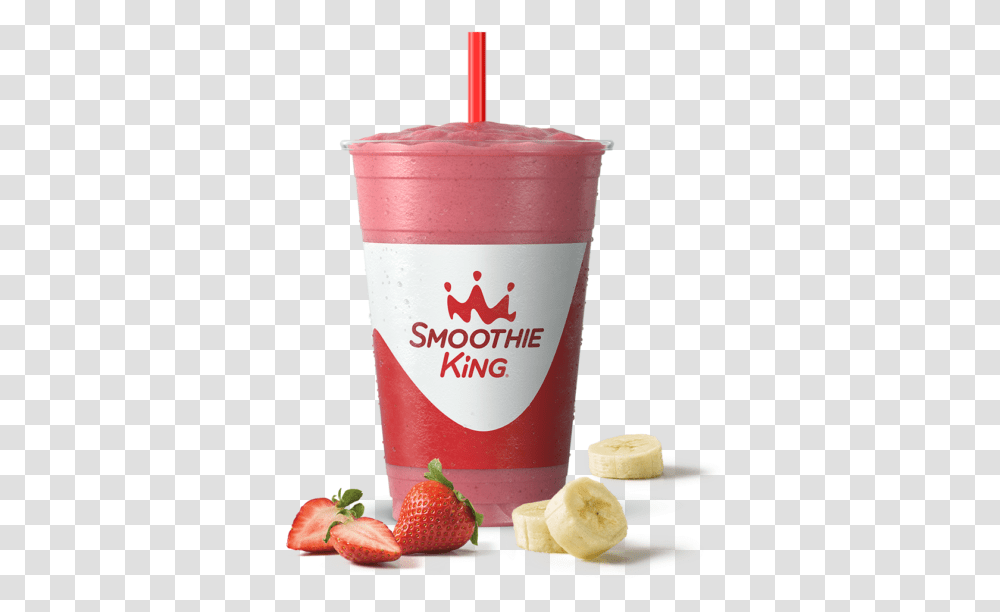 Sk Take A Break Banana Berry Treat With Ingredients Smoothie King Keto, Juice, Beverage, Drink, Strawberry Transparent Png