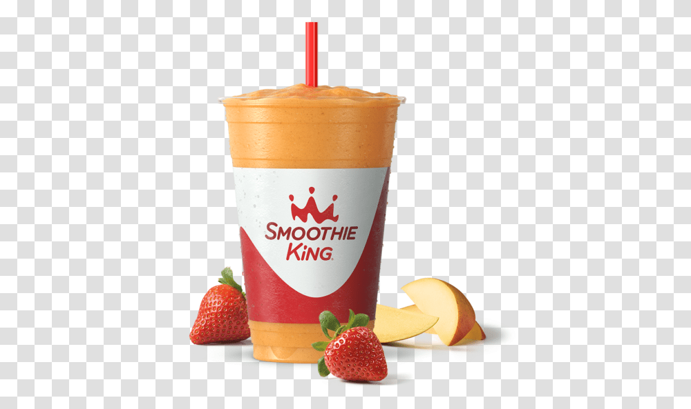 Sk Wellness Pure Recharge Mango Strawberry With Ingredients Smoothie King Smoothie, Juice, Beverage, Drink, Plant Transparent Png