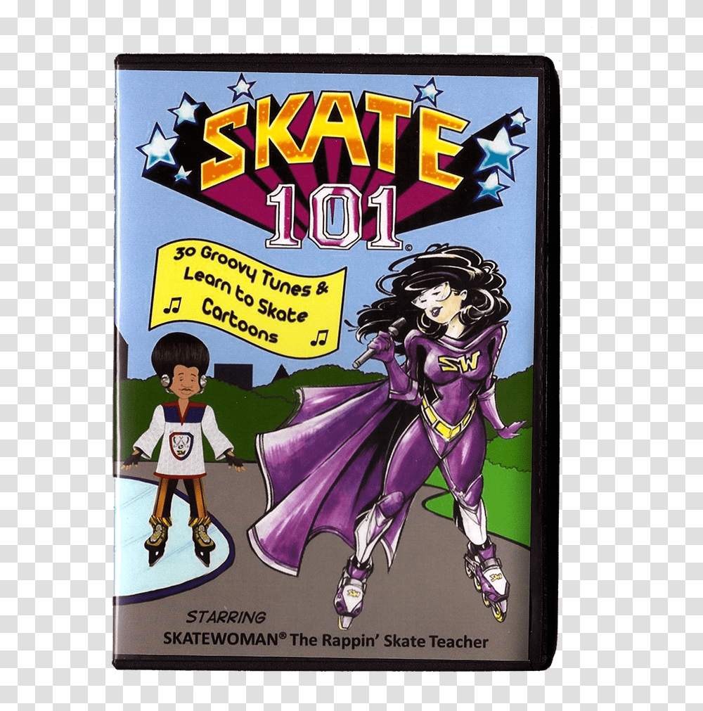 Skate 101 Dvd Cover Cartoon, Poster, Advertisement, Comics, Book Transparent Png