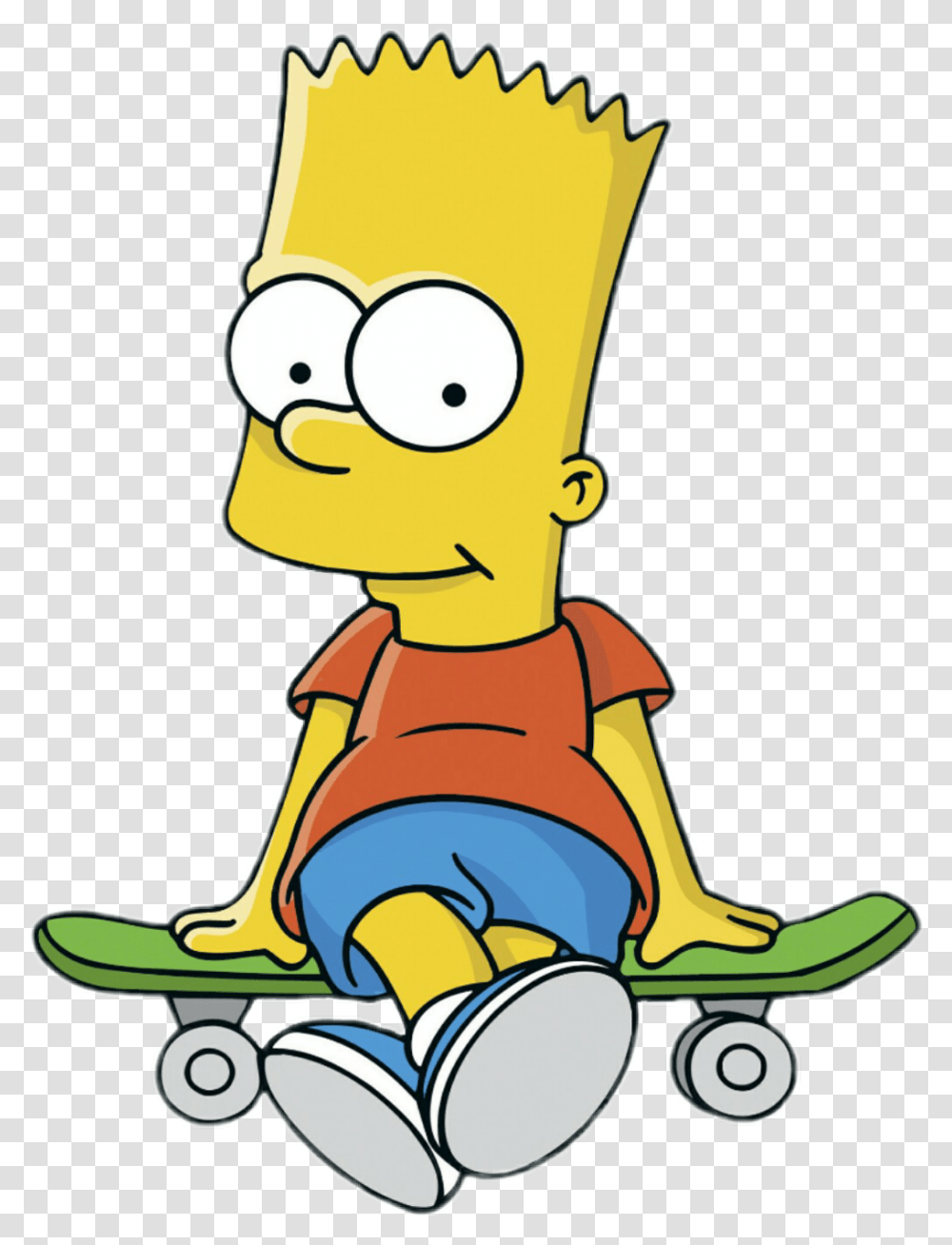 Skate Bar Simpson Bart Simpson No Background Transparent Png