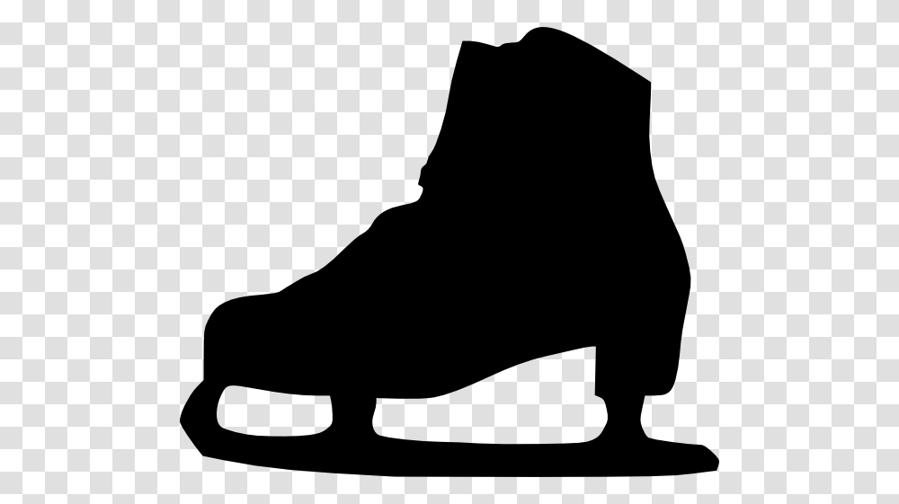 Skate Boots Clip Art, Silhouette, Apparel, Footwear Transparent Png