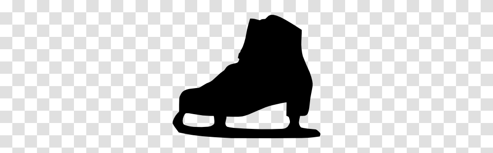 Skate Boots Clip Art, Silhouette, Footwear, Person Transparent Png