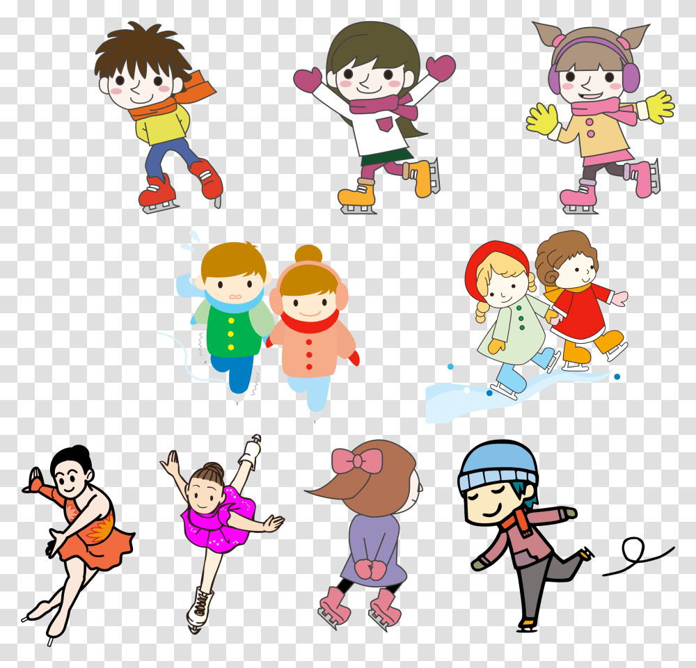 Skate Clipart Cool Person Winter Games Clipart, Leisure Activities, Performer, People Transparent Png