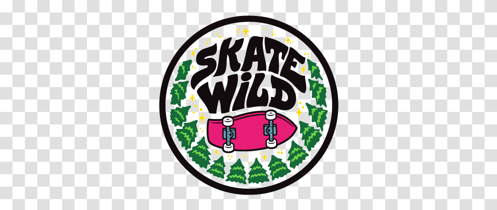 Skate Wild Skateboarder, Text, Leisure Activities, Crowd, Symbol Transparent Png