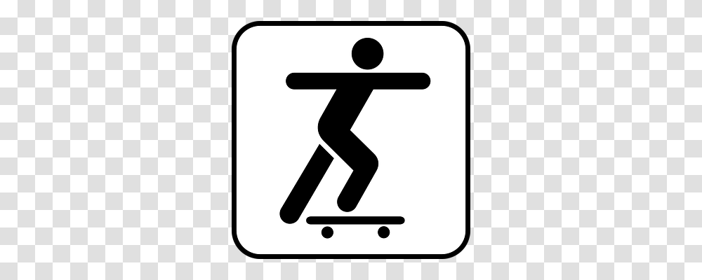 Skateboard Symbol, Sign, Road Sign, Stopsign Transparent Png