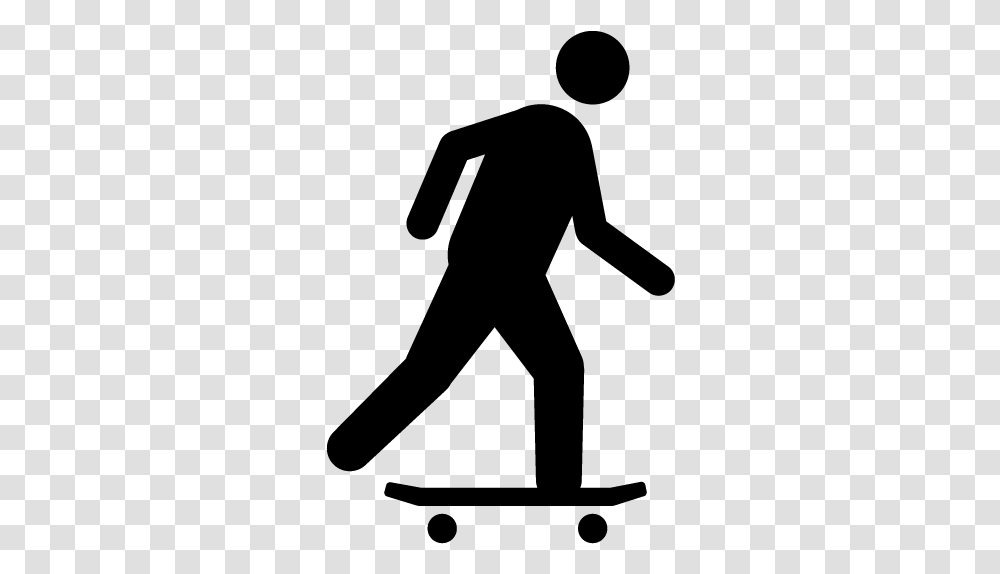 Skateboard Human Behavior Line Silhouette Clip Art Silhouette Skateboard Clip Art, Gray, World Of Warcraft Transparent Png