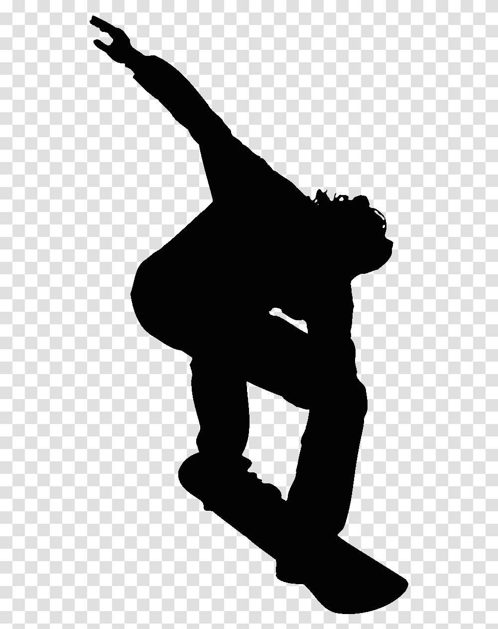 Skateboard Joueur, Silhouette, Person, Outdoors, Nature Transparent Png