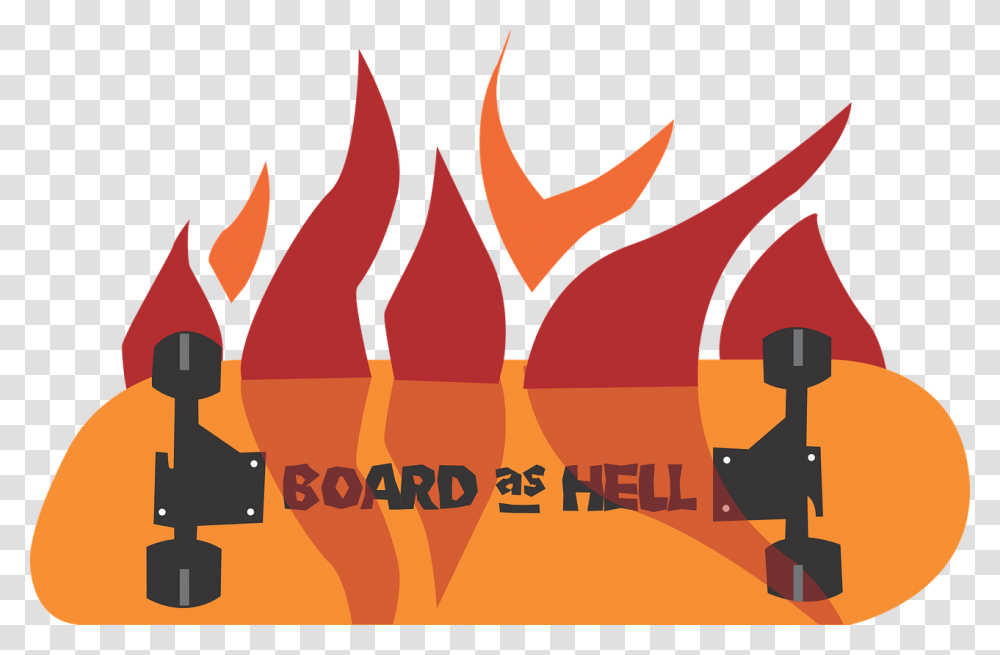 Skateboard, Plant, Tree, Fire Transparent Png