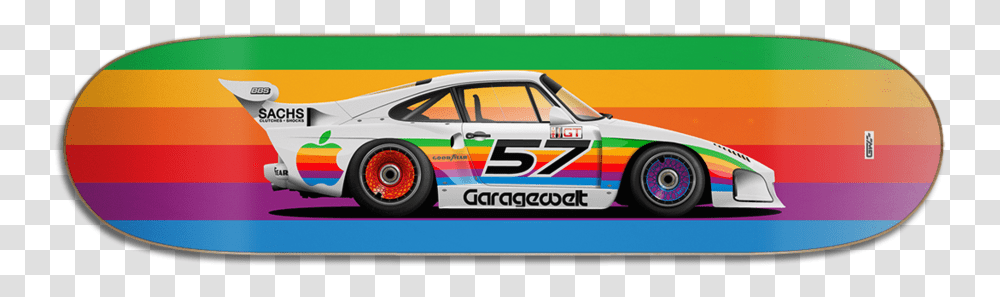 Skateboard Porsche 935 Deck, Race Car, Sports Car, Vehicle, Transportation Transparent Png