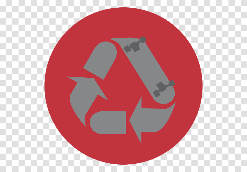 Skateboard Recycle Logo, Recycling Symbol, First Aid Transparent Png