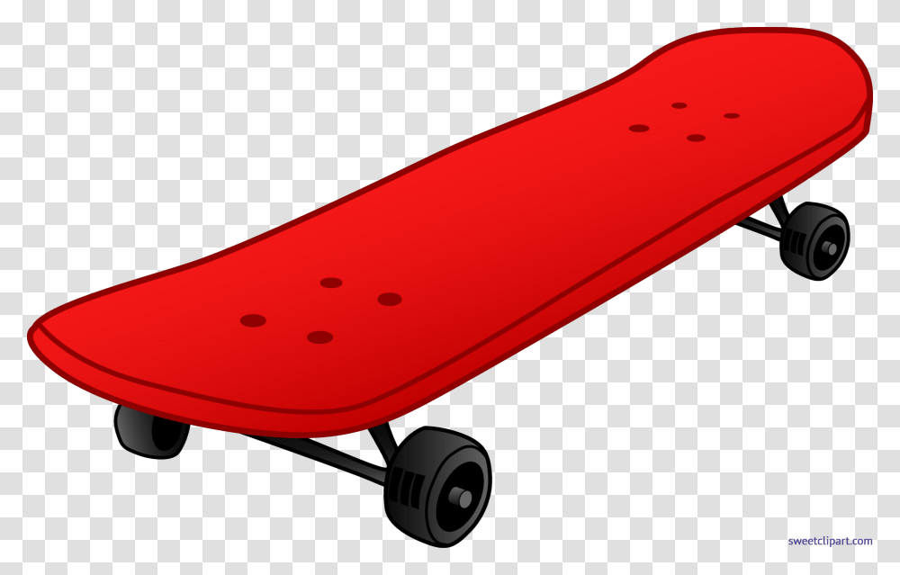 Skateboard Red Clip Art, Sport, Sports Transparent Png