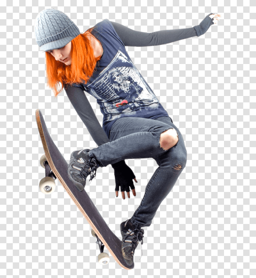 Skateboarder Ginger Skateboarding, Person, Human, Clothing, Apparel Transparent Png
