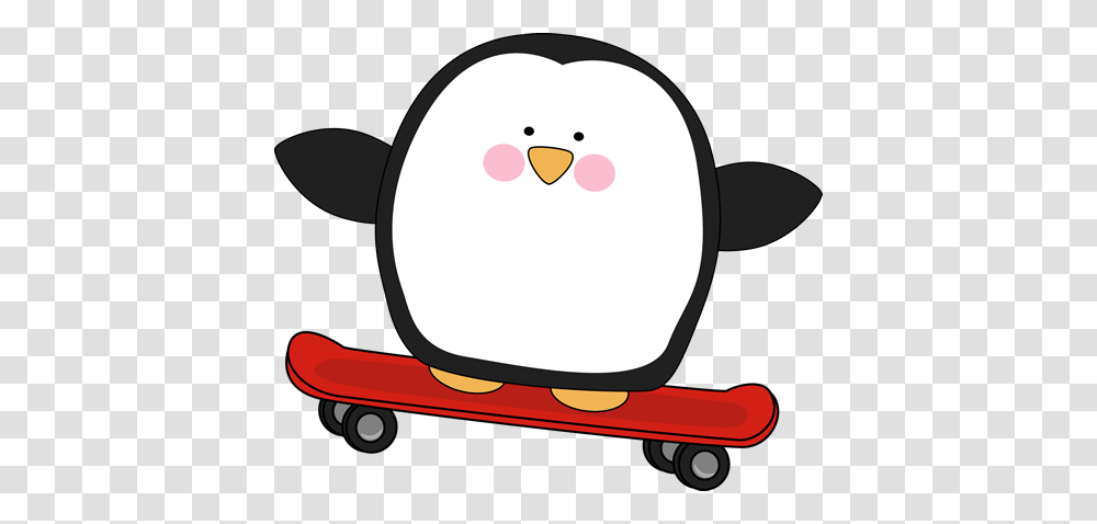 Skateboarding Cartoon Clip Art Skateboard Download, Bird, Animal, Penguin Transparent Png